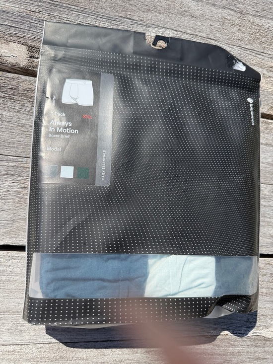 Lululemon Always In Motion 3" Boxer Brief 3 Pack XXL Blue Green NWT - Picture 2 of 3